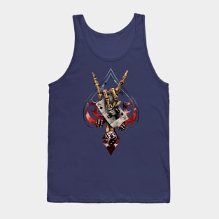 skeleton hand Tank Top